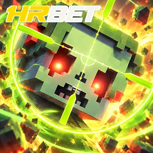 HRBET — ilustração de um cubo verde em estilo pixel art
