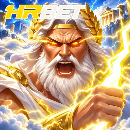 HRBET — ilustração de um personagem mitológico cercado por raios