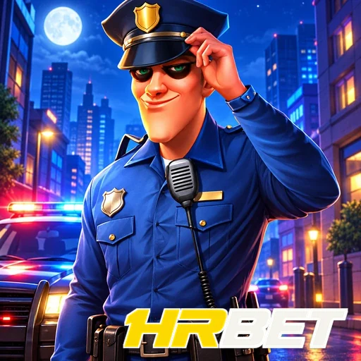 HRBET — ilustração de um policial em uma cidade